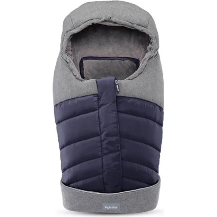 Inglesina Neugeborenen-Winterfußsack, blau/grau, universell einsetzbar
