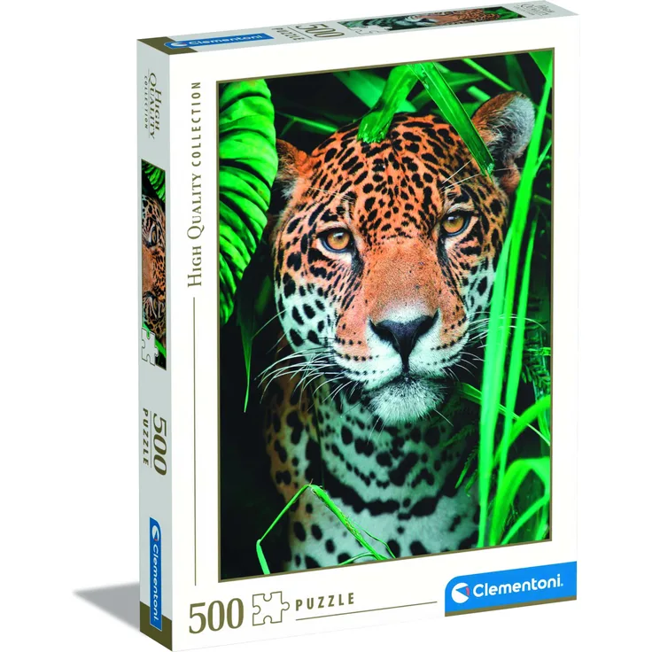 Clementoni 35127 Jaguar im Dschungel 500 Teile Puzzle