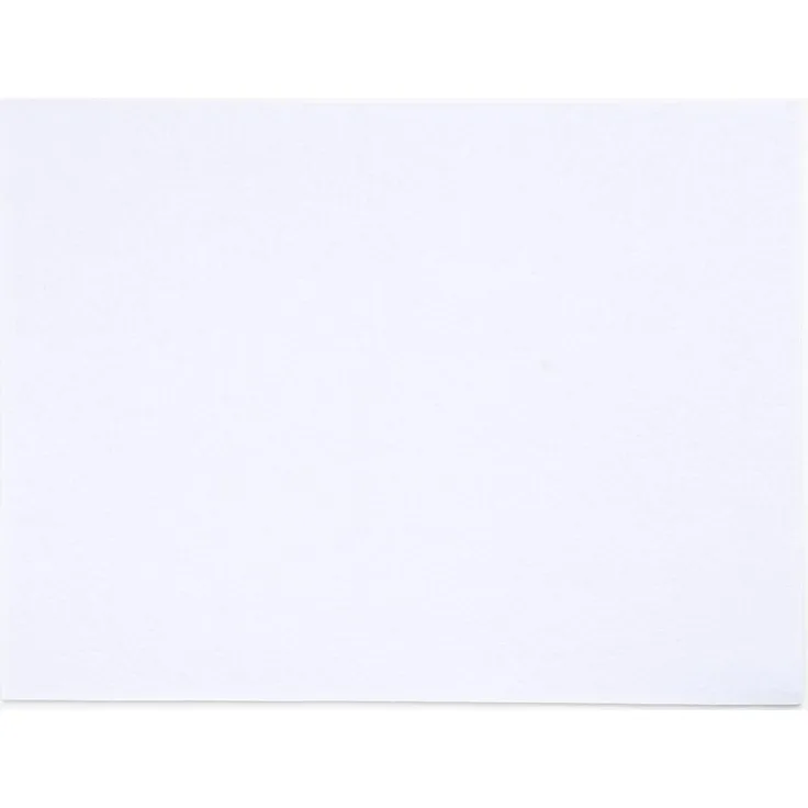 Glorex Bastelfilz weiß 30 x 40 cm, 1 Bogen
