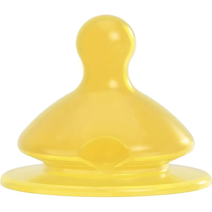 nip Flaschensauger kirschförmig für Cherry Green Weithalsflasche, Trinksauger Natur-Latex, Anti-Colic, von Geburt an, auch für die Stillzeit, Sauglochgrösse M