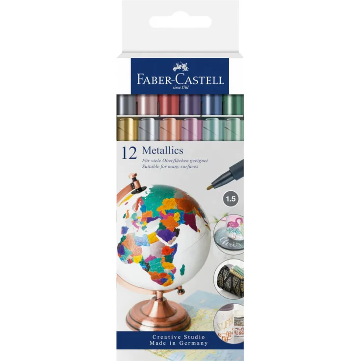 Metallics Marker 12er Kartonetui