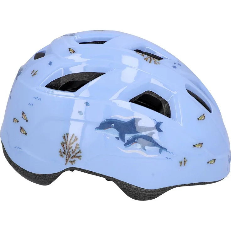 Fischer Fahrradhelm Kinder Plus Dolphin XS/S hellblau