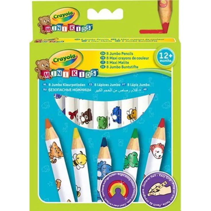 Crayola - Buntstifte Motiv Maxi, 8 Stück