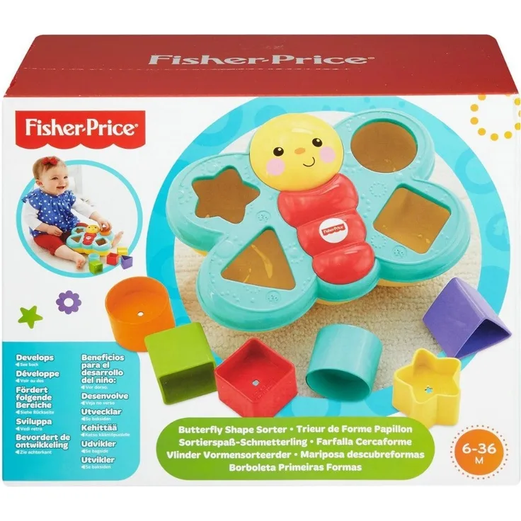 Mattel Fisher Price Sortierspass Schmetterling