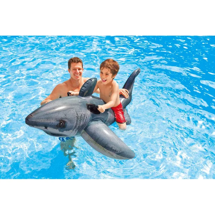 Intex Reittier Hai Wasserspielzeug Schwimmtier Wasser Reiter aufblasbar