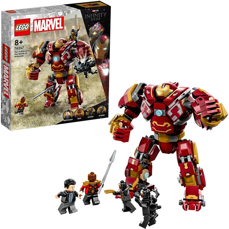 LEGO Marvel 76247 'Hulkbuster: Der Kampf von Wakanda', 385 Teile, ab 8 Jahren – Bild 1
