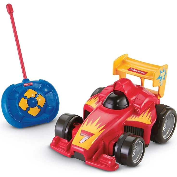 Fisher Price GVY94 - Fernlenkflitzer, ferngesteuertes Auto in rot, Motorikspielzeug mit Fernbedienung, Kinder Spielzeugauto ab 3 Jahren – Bild 1