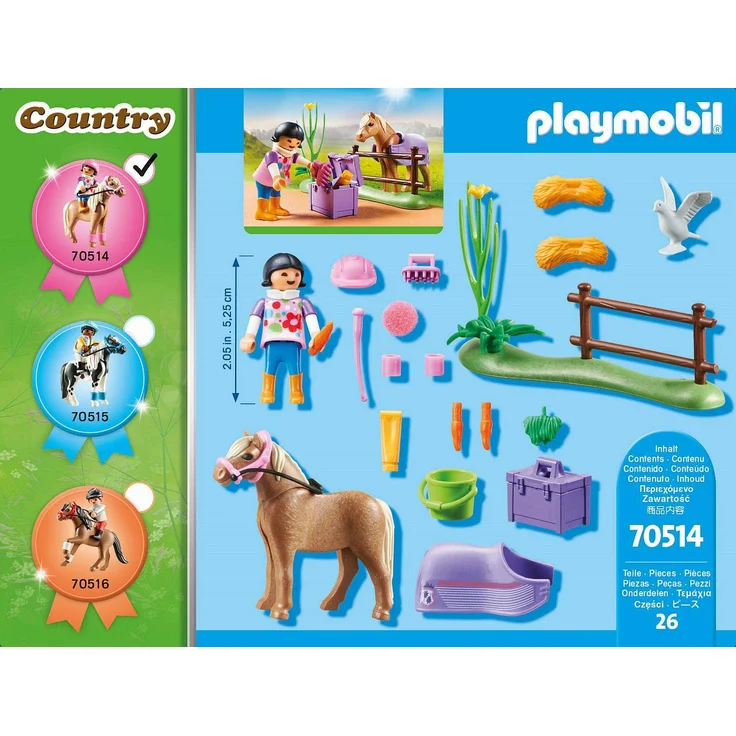Playmobil Country 70514 'Sammelpony "Isländer"', 26 Teile, ab 4 Jahren – Bild 4