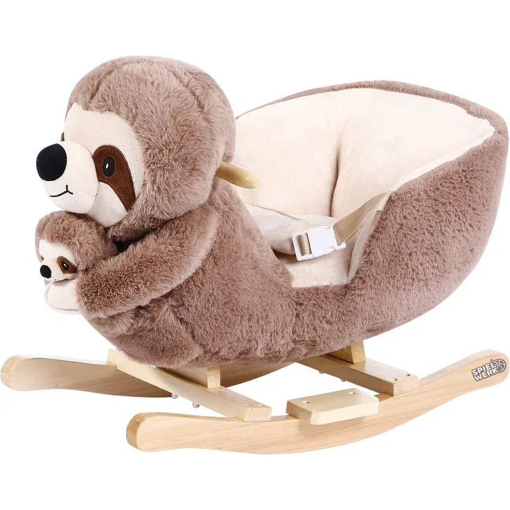 Schaukeltier Schaukelpferd Plüsch Schaukelspielzeug Wippe Kinder Baby Spielzeug