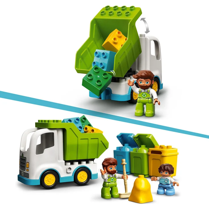 LEGO DUPLO 10945 'Müllabfuhr und Wertstoffhof', 19 Teile, ab 2 Jahren – Bild 5