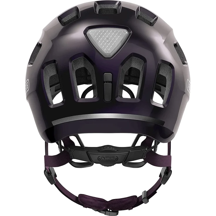 Abus 'Youn-I 2.0' Kinderfahrradhelm black violet, Kopfumfang 48-54 cm, mit integriertem LED-Rücklicht – Bild 3
