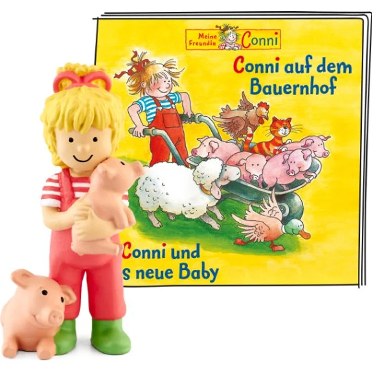 Tonies 'Conni auf dem Bauernhof / Conni und das neue Baby (Neuauflage 2023)', Hörfigur mit 43 Minuten Spielzeit, ab 3 Jahren – Bild 1