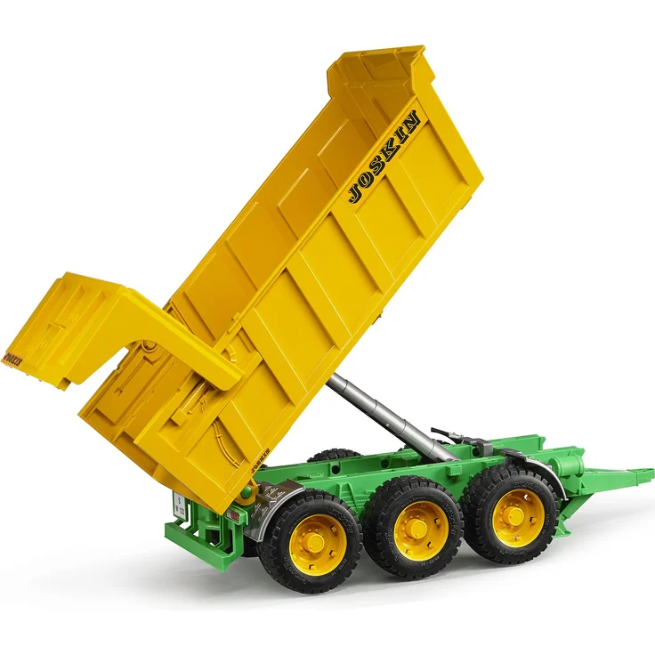 Bruder 02212 'Joskin Wannenkippanhänger', ab 4 Jahren, 3-achsiges Fahrwerk, 45,7 × 18,1 × 20,8 cm, gelb - Preisvergleich – Bild 3