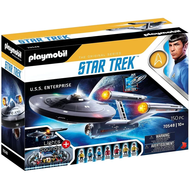 PLAYMOBIL StarTrek 70548 'U. S. S. Enterprise NCC-1701', 150 Teile, ab 10 Jahren – Bild 1