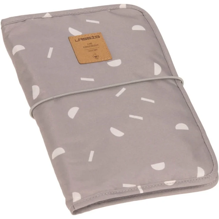 Lässig Windeltasche - Changing Pouch, Blocks Taupe – Bild 1