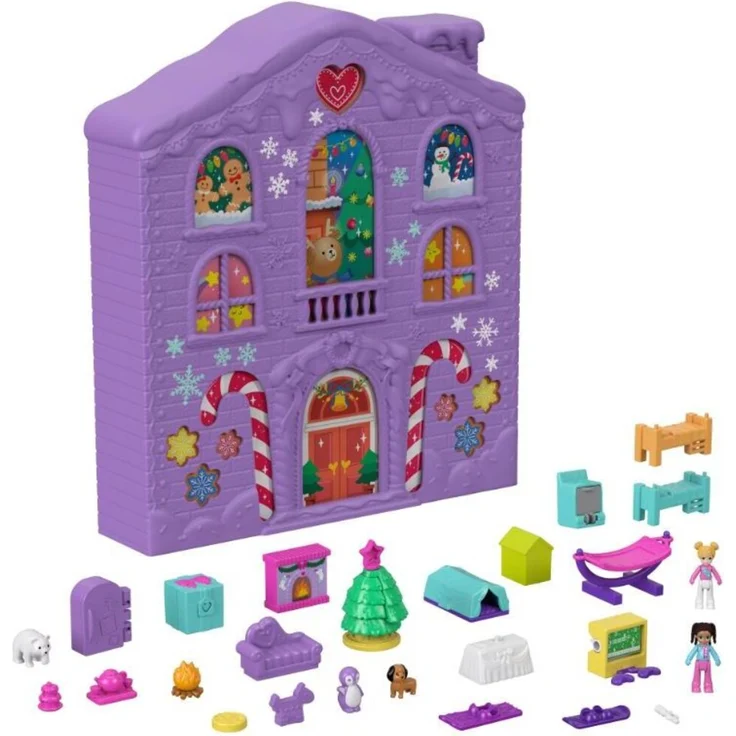 Mattel 'Polly Pocket Adventskalender', 25 Überraschungen, ab 4 Jahren – Bild 2