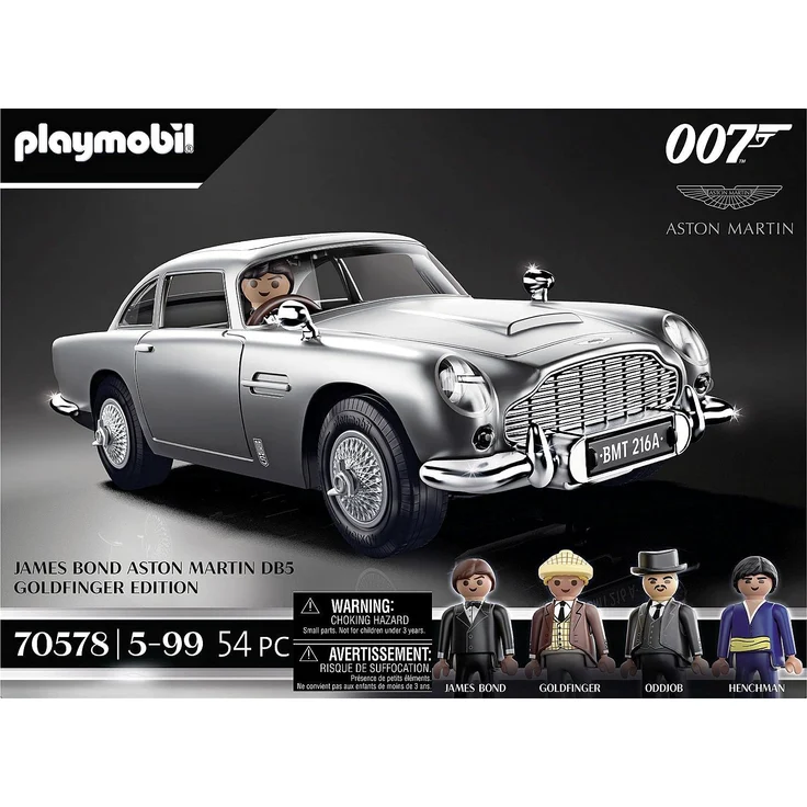 PLAYMOBIL Aston Martin 70578 'James Bond Aston Martin DB5 - Goldfinger Edition', 54 Teile, ab 5 Jahren – Bild 2