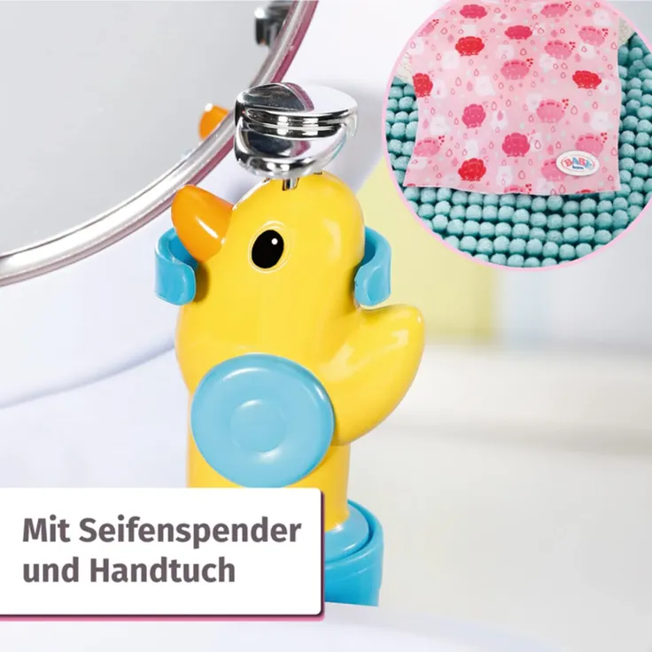 Zapf 832707 'BABY born Bath Handwaschbecken', Puppenzubehör, für Puppen 36cm und 43cm, ab 3 Jahren - Preisvergleich – Bild 8
