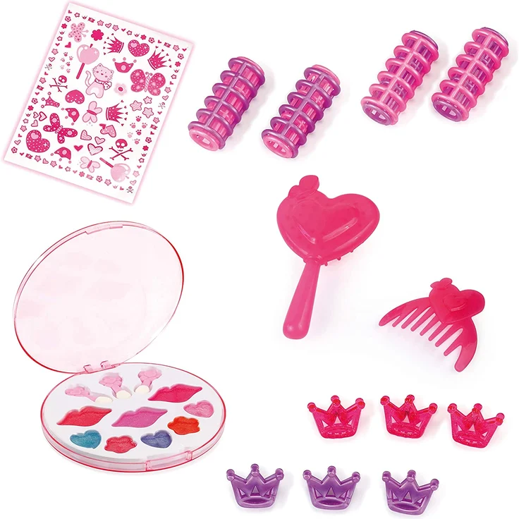 Bayer Design 90088AA Charlene Super Model Styling Head, Schminkkopf, Frisierkopf inklusiv Kosmetik und Zubehör – Bild 9