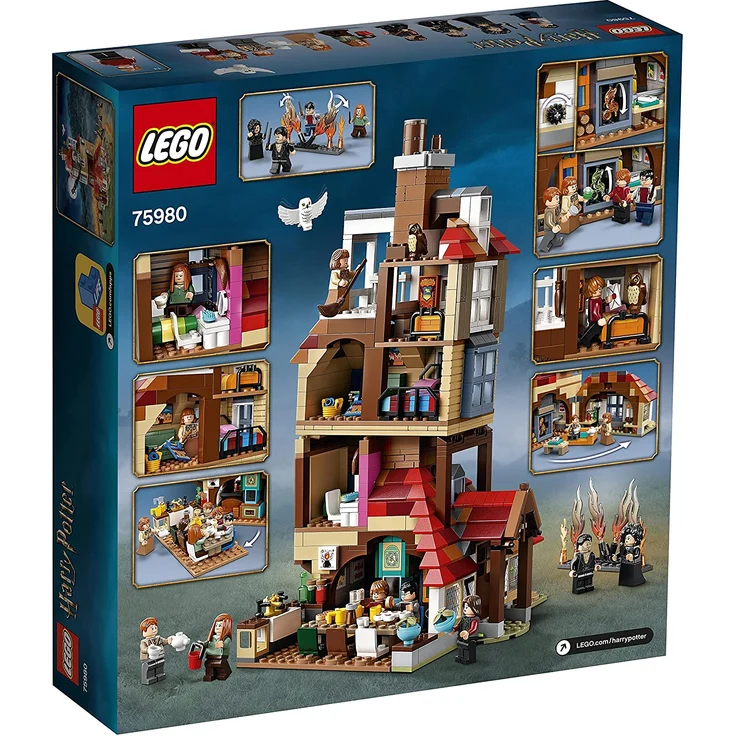 Lego Harry Potter 75980 'Angriff auf den Fuchsbau', 1047 Teile, ab 9 Jahren – Bild 4