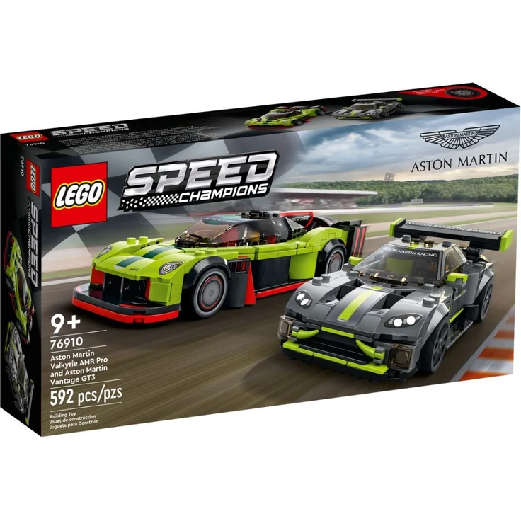 LEGO Speed Champions 76910 'Aston Martin Valkyrie AMR Pro & Aston Martin Vantage GT3', 592 Teile, ab 9 Jahren – Bild 4