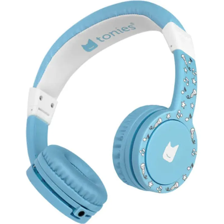 Tonies 'Tonie-Lauscher' Hellblau, klappbar, Kinder-Kopfhörer passend zur Toniebox, Lautstärke reguliert, abnehmbares Kabel, größenverstellbar - Preisvergleich
