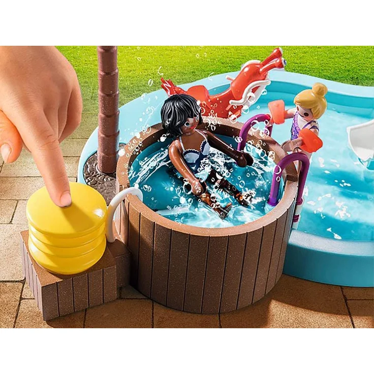 Playmobil Family Fun 70611 'Kinderbecken mit Whirlpool', 42 Teile, ab 4 Jahren – Bild 5