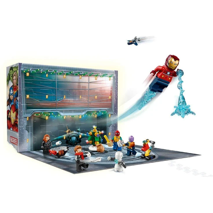LEGO 76196 'Marvel Avengers Adventskalender', 298 Teile, ab 7 Jahren, beinhaltet 7 Minifiguren – Bild 5