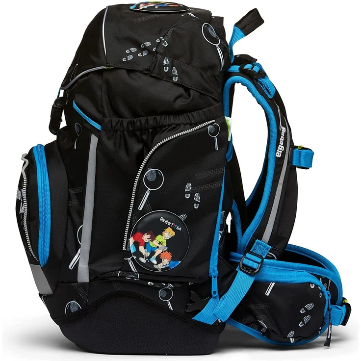 ergobag Pack 'Bärdektiv' Schulranzen-Set 6tlg., 20 Liter, Schwarz – Bild 3