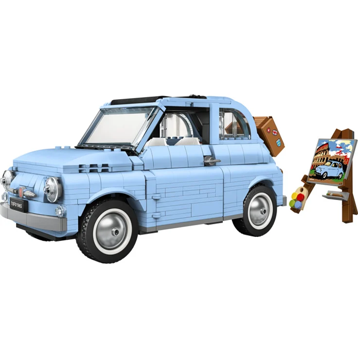 LEGO Creator Expert 77942 'blauer Fiat 500', 960 Teile, ab 16 Jahren – Bild 1