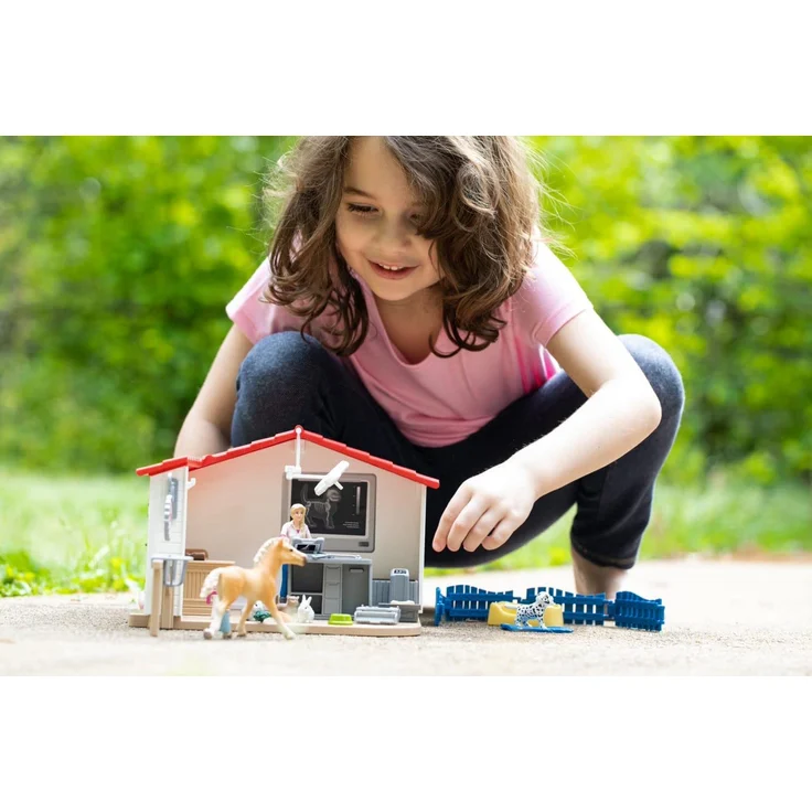 Schleich Farm World 42502 'Tierarzt-Praxis mit Haustieren', ab 3 Jahren, 27 Teile - Preisvergleich – Bild 5
