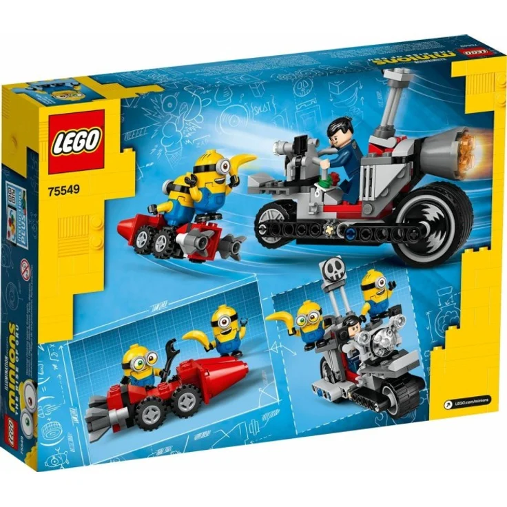 LEGO® Minions 75549 'Unaufhaltsame Motorrad-Jagd' 136 Teile, ab 6 Jahren – Bild 2