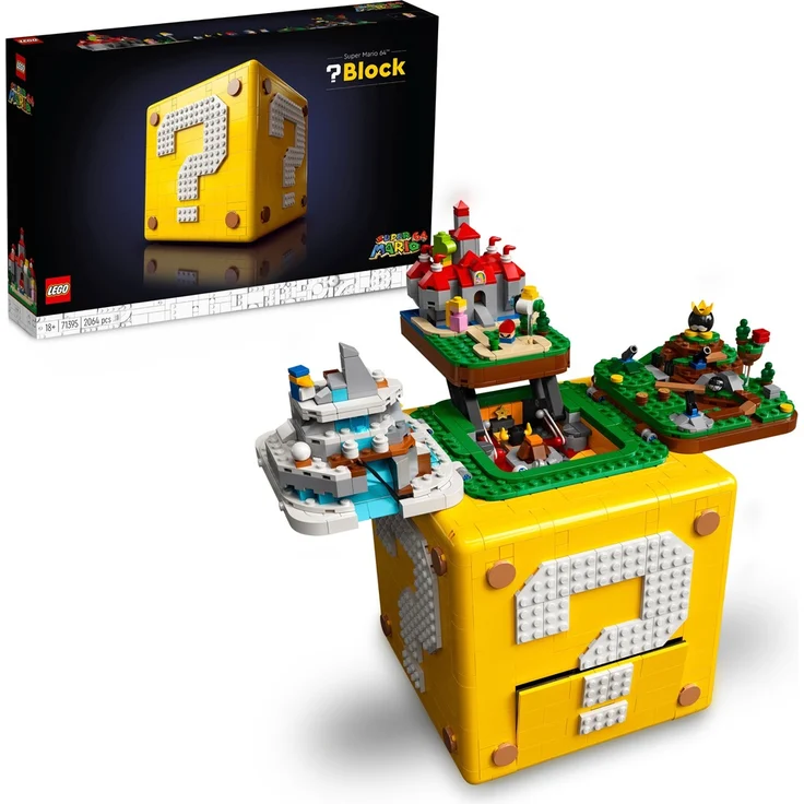 LEGO Super Mario 71395 'Fragezeichen-Block aus Super Mario 64', 2064 Teile, ab 18 Jahren – Bild 1