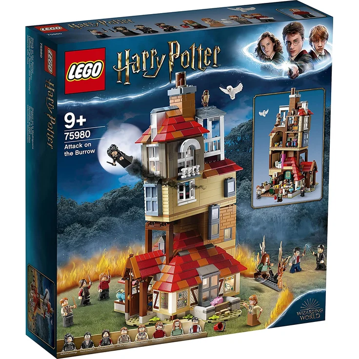 Lego Harry Potter 75980 'Angriff auf den Fuchsbau', 1047 Teile, ab 9 Jahren – Bild 3