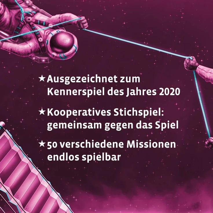 KOSMOS 'Die Crew' Kartenspiel, ab 10 Jahren, 2 - 5 Spieler, 20 min Spielzeit, Kennerspiel des Jahres 2020 – Bild 11