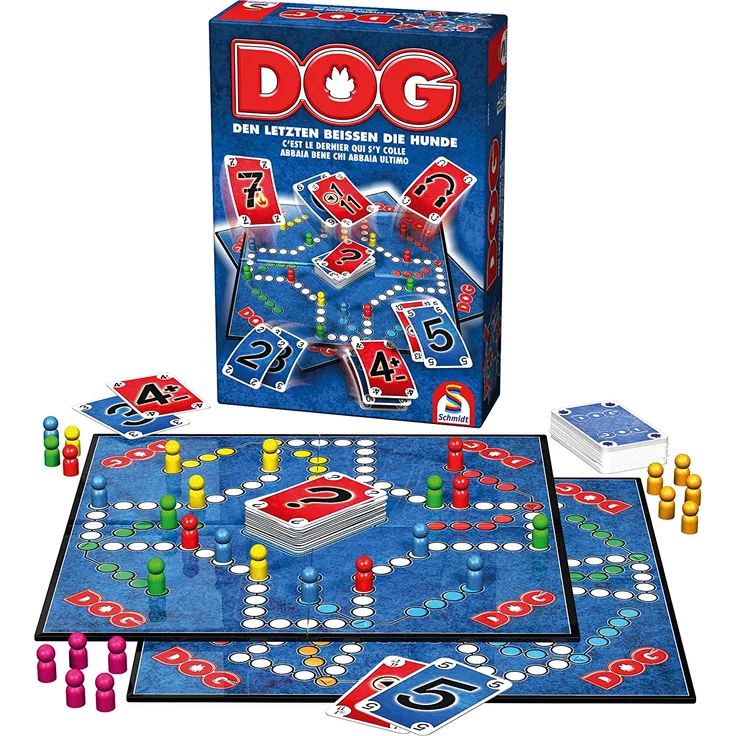 Schmidt Spiele 'DOG' Brettspiel, ab 8 Jahren, 2 - 6 Spieler, 30 - 45 min Spielzeit
