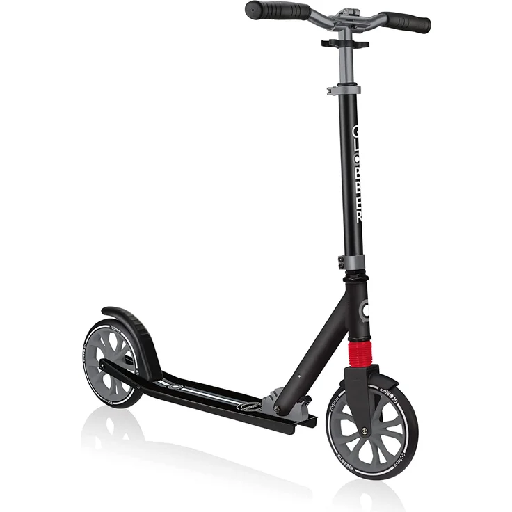 Globber 'NL 205' Scooter, ab 8 Jahren, 3-fach höhenverstellbar bis 108 cm, klappbar, max. belastbar bis 100 kg, schwarz-grau – Bild 1