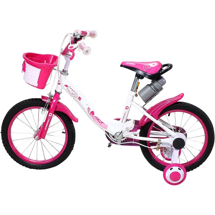 Actionbikes Kinderfahrrad Daisy 16 Zoll Kinder Fahrrad Kinderrad Stützräder Korb – Bild 3