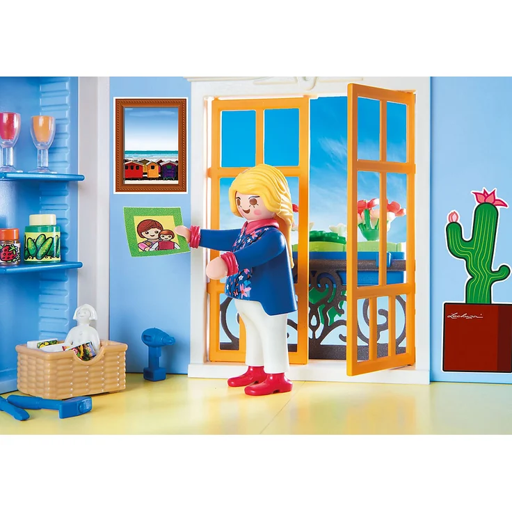 Playmobil Dollhouse 70205 'Mein Großes Puppenhaus', 592 Teile, ab 4 Jahren, mit funktionsfähiger Türklingel – Bild 6