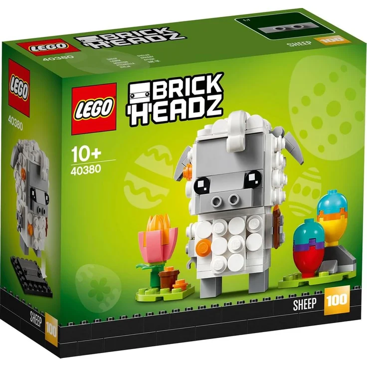 LEGO® BrickHeadz 40380 'Osterlamm', 192 Teile, ab 10 Jahren, inkl. Ostereier und Tulpe - Preisvergleich – Bild 2