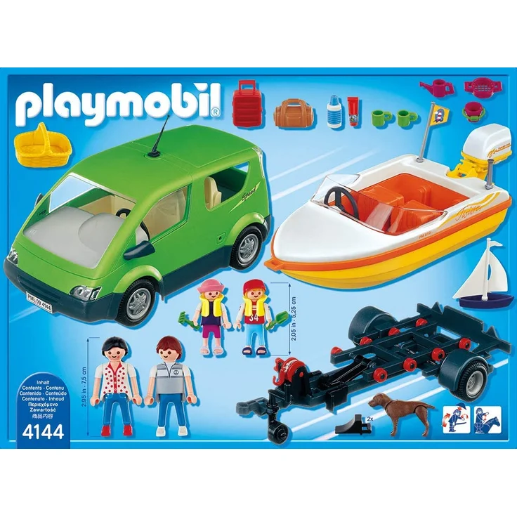 Playmobil Family Fun 4144 'Familyvan mit Bootsanhänger', ab 4 Jahren – Bild 3