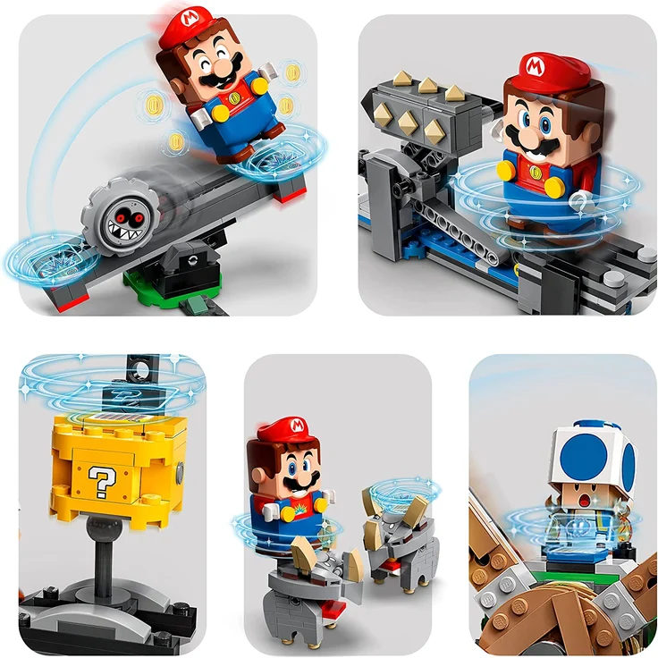 LEGO Super Mario 71390 'Reznors Absturz - Erweiterungsset', 862 Teile, ab 8 Jahren – Bild 6