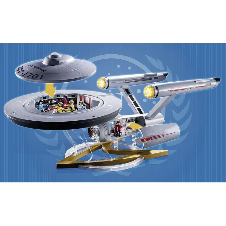 PLAYMOBIL StarTrek 70548 'U. S. S. Enterprise NCC-1701', 150 Teile, ab 10 Jahren – Bild 4