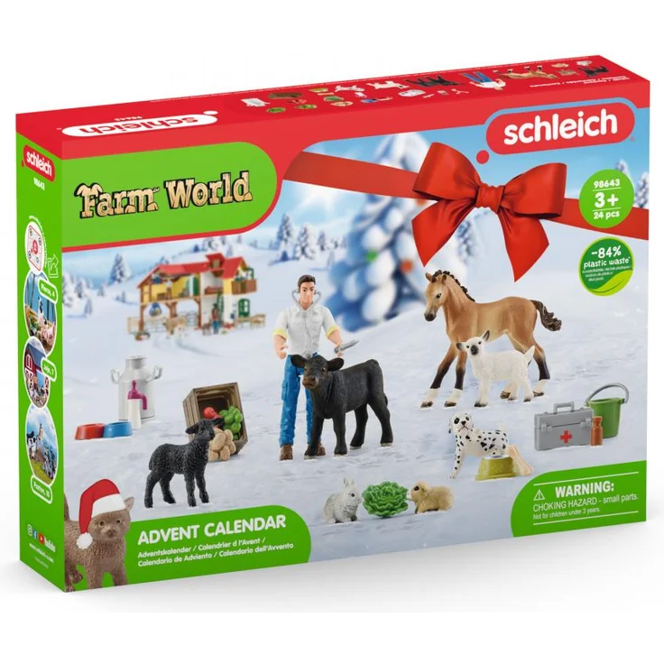 Schleich FARM WORLD 98643 'Adventskalender', 2022, ab 3 Jahren, 24 Teile – Bild 1