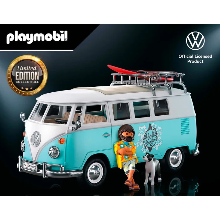 PLAYMOBIL Volkswagen 70826 'Volkswagen T1 Camping Bus - Special Edition', 64 Teile, ab 5 Jahren – Bild 4