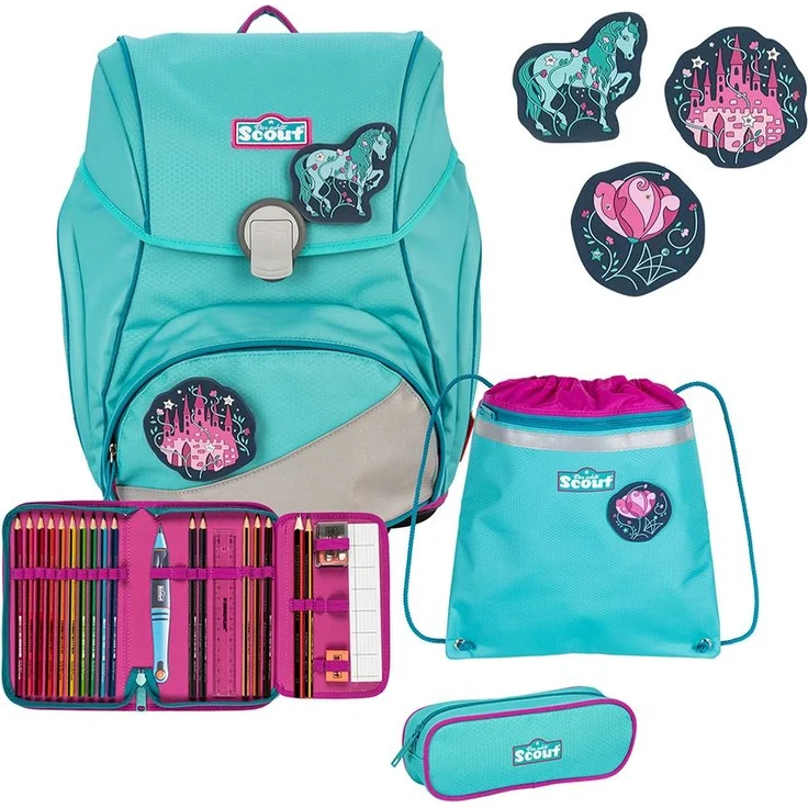 Scout Alpha Dreamworld Schulranzen-Set 4-teilig – Bild 1