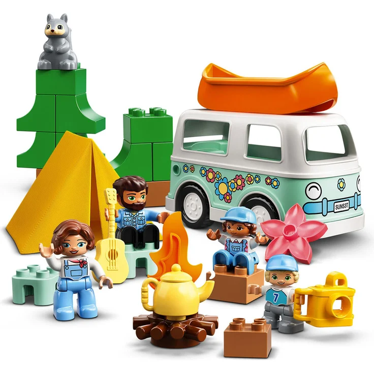 LEGO DUPLO 10946 'Familienabenteuer mit Campingbus', 30 Teile, ab 2 Jahren – Bild 7
