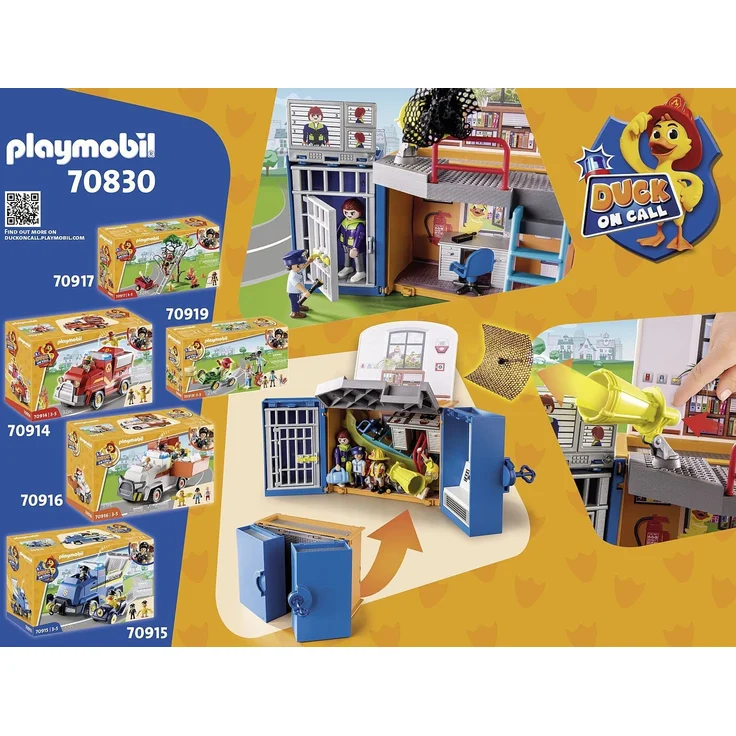 Playmobil DUCK ON CALL 70830 'Mobile Einsatzzentrale', 80 Teile, ab 3 Jahren – Bild 3