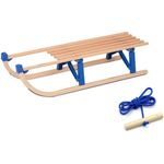 VT-Sport Colint 'Rodel-Rudi Klappschlitten Davos', mit Kunststoffbrücken Faltschlitten, Buchenholz, 100 cm, ab 3 Jahren