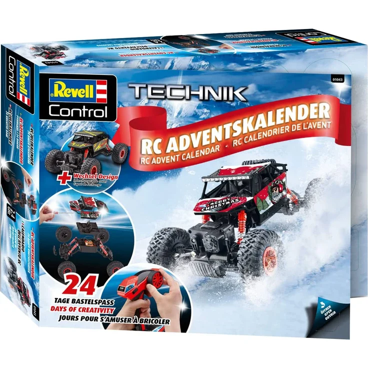 Revell 'Adventskalendar RC Crawler', 2022, ab 8 Jahren, Maßstab 1:18 – Bild 3